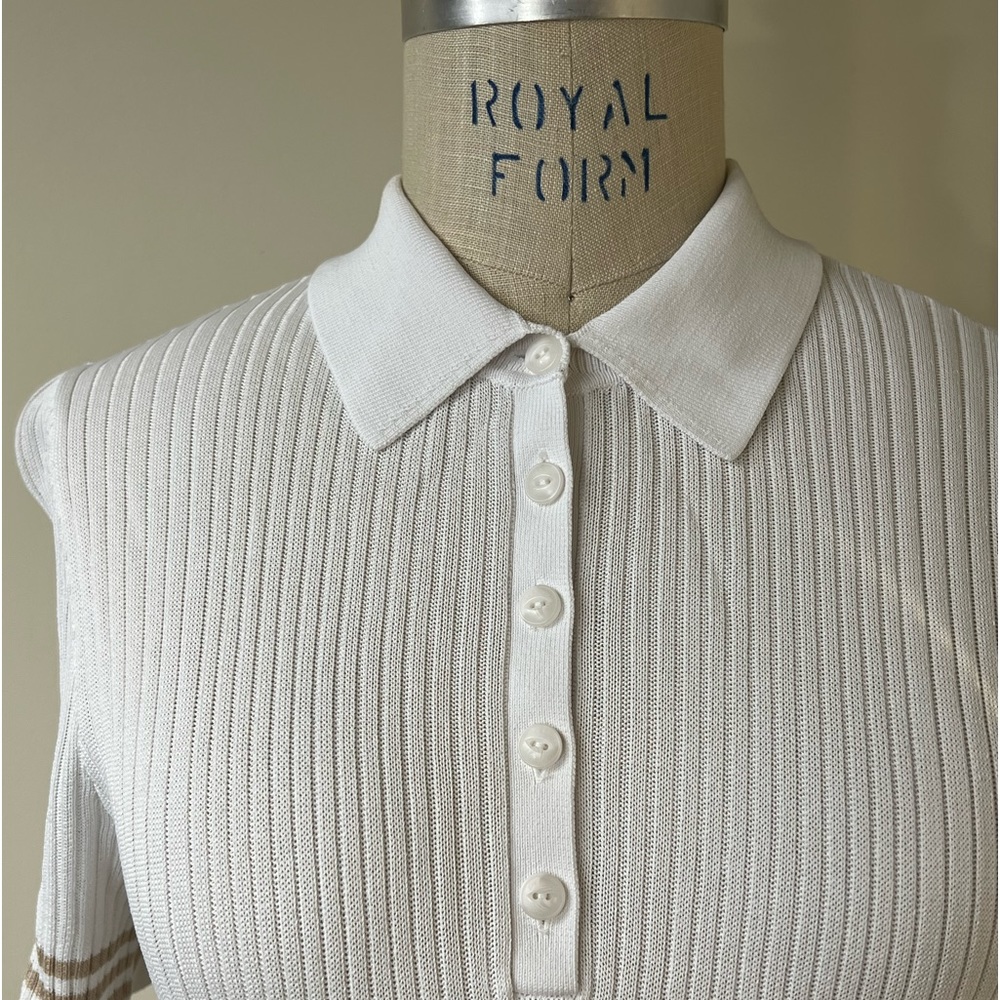 NWT๐ rag & bone Peyton Polo Knit Dress SZ-L - Picture 8 of 14